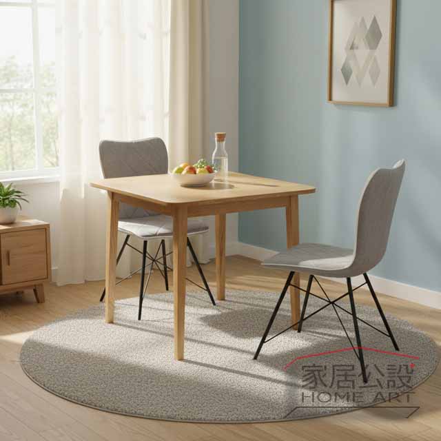 文青風一桌二椅搭配組