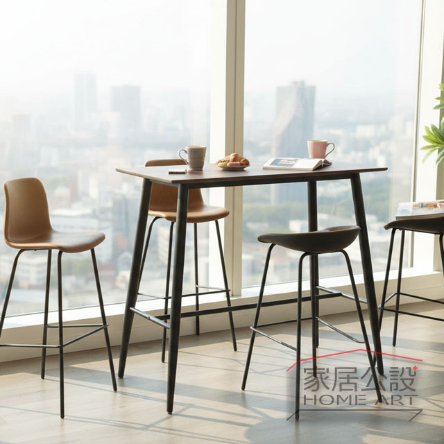 工業風有背吧台椅